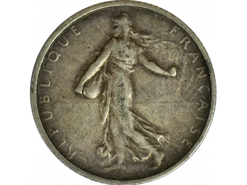 1 Franc SEMEUSE 1898 argent