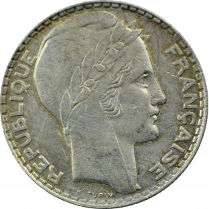 10 Francs Turin 1938 argent