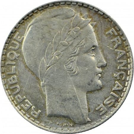 10 Francs Turin 1938 argent