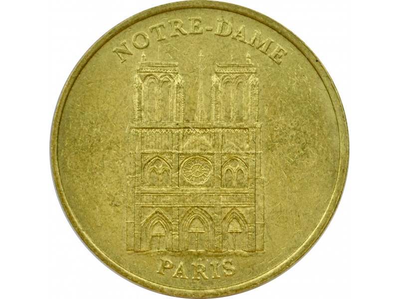 Jeton Touristique NOTRE DAME DE PARIS 2001