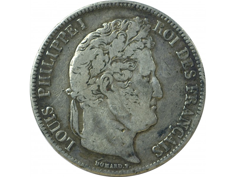 5 Francs Louis Philippe I 1837 Paris