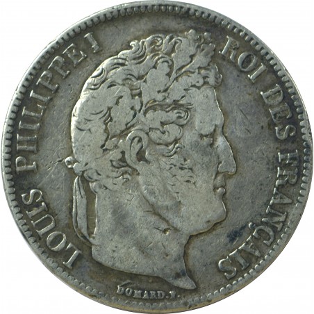 5 Francs Louis Philippe I 1837 Paris