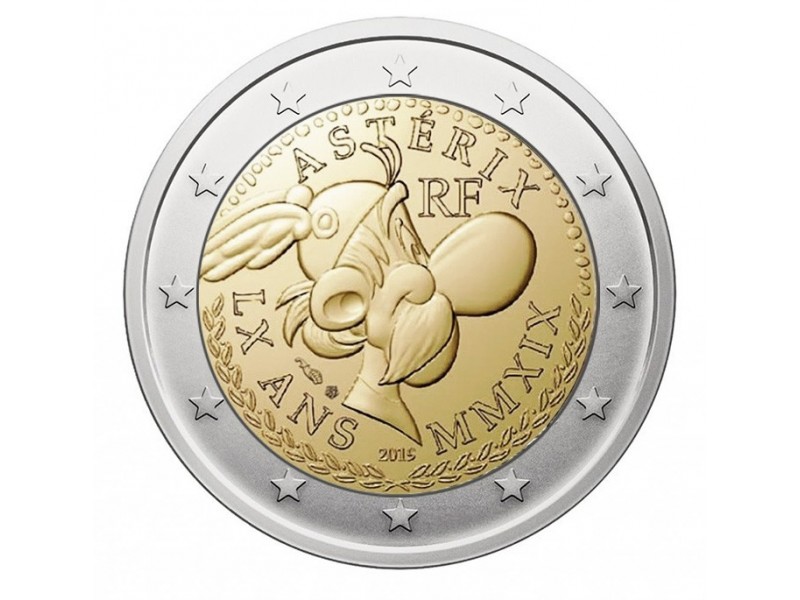 FRANCE pièce 2 Euros France 2019 - Célébration des 60 ans d’Astérix-horizondescollectionneurs.com