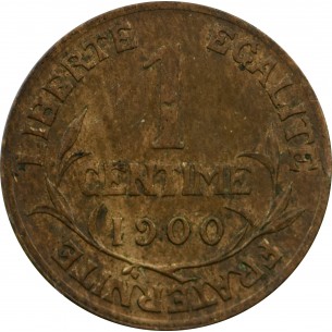 1 centime Daniel-Dupuis 1900 Paris 2