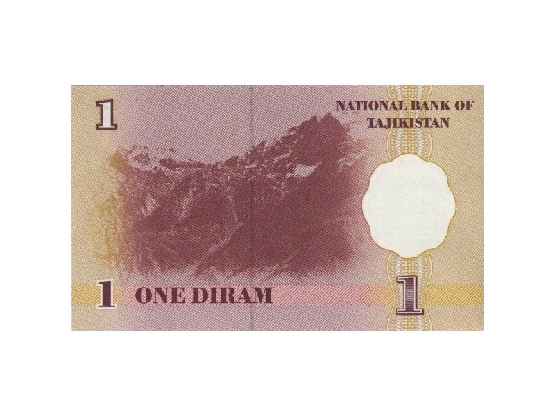 1 Diram TADJIKISTAN 1999 P.10