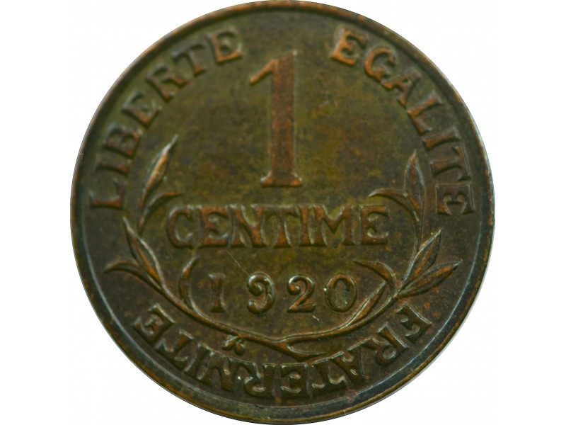 1 centime Daniel-Dupuis 1920 Paris
