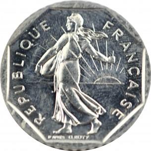 2 Francs semeuse 1994 Abeille 2