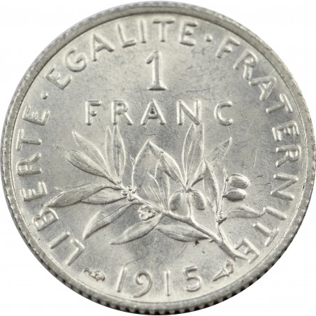 1 Franc Semeuse 1915