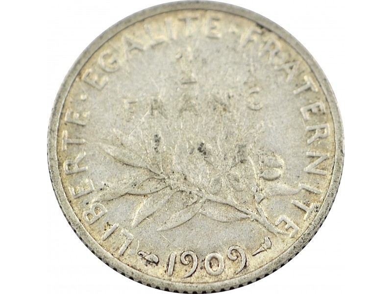 1 Franc Semeuse 1909