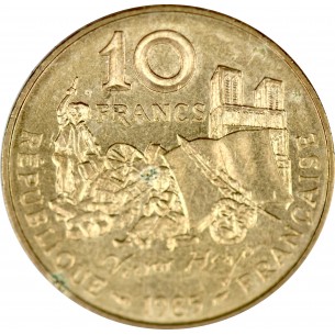 10 Francs Victor Hugo1985 2