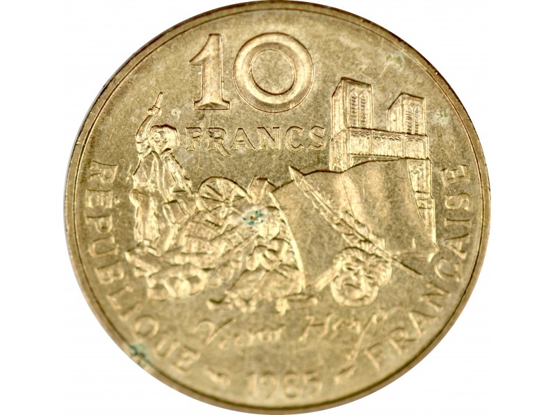 10 Francs Victor Hugo 1985