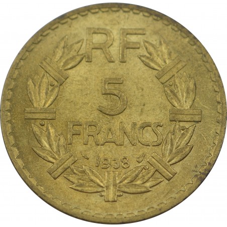 5 Francs LAVRILLIER Bronze1938