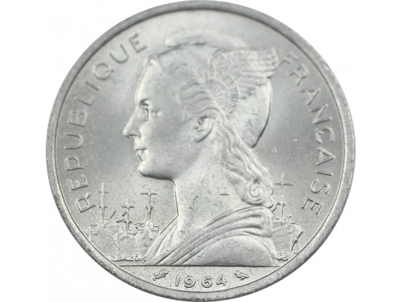5 Francs Archipel COMORES 1964