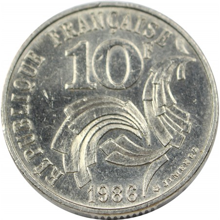 10 Francs Jimenez 1986