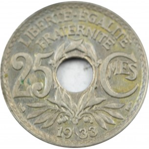 25 Centimes Lindauer 1933