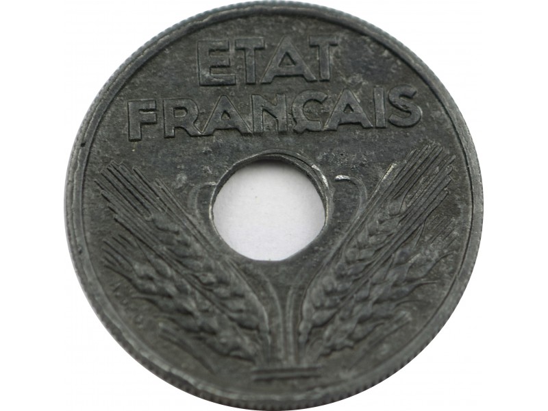 10 centimes État français 1942