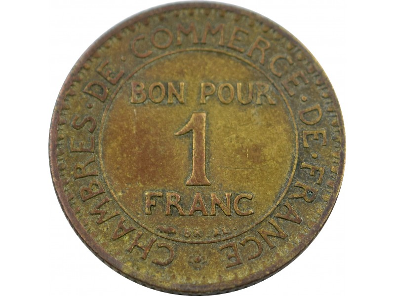 1 Franc Chambres de commerce 1923