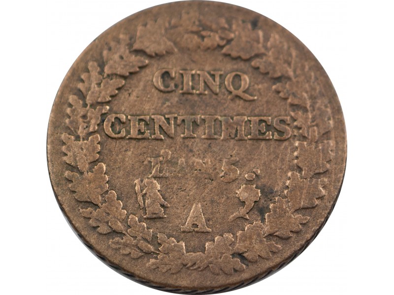 5 centimes Dupré An 5 (1796-1799)