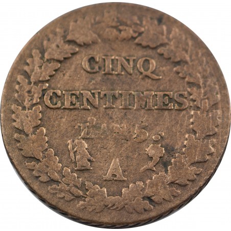 5 centimes Dupré An 5 (1796-1799)
