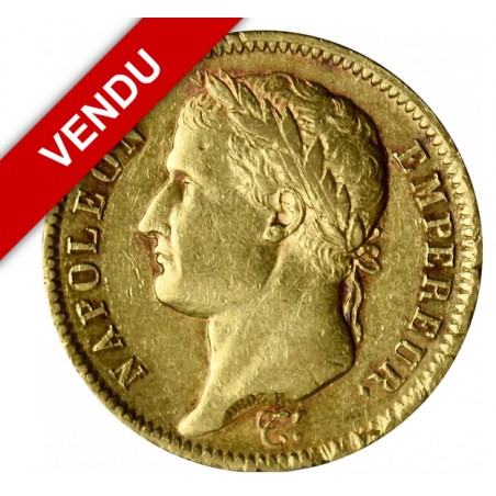 40 Francs Or Napoléon tête laurée 1811 PARIS