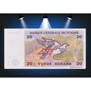 20 Dinars Tunisie 1992 P.88 2