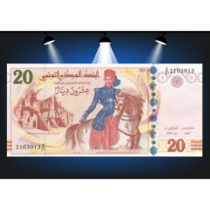 20 Dinars Tunisie 2011- P.93b-horizondescollectionneurs.com