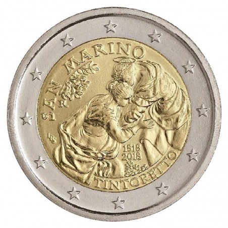 2 Euros Saint-Marin 2018 BU- 500ème anniversaire de Tintoretto-horizondescollectionneurs.com