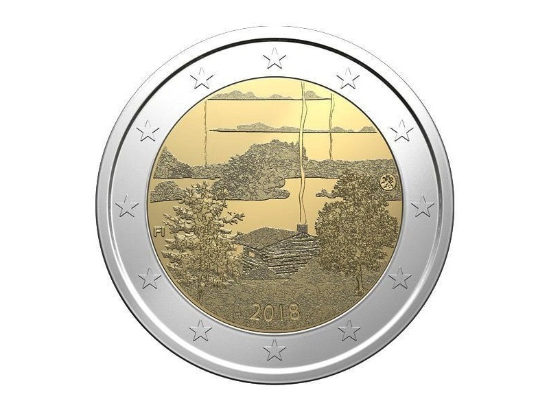 2 Euro Finlande 2018 culture sauna Finlandais NOUVEAUTE-horizondescollectionneurs.com
