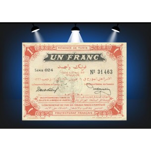 1 Franc TUNISIE 1918 P.36