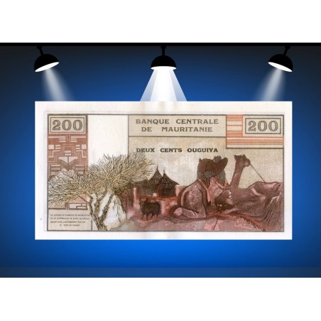 200 Ouguiya MAURITANIE 1973 P.2a