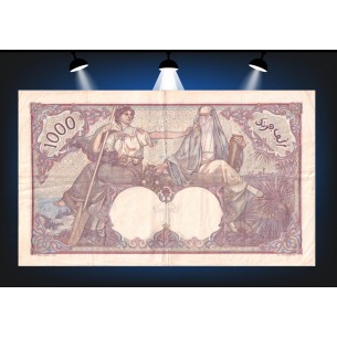 1000 Francs TUNISIE 1938 P.11b 2