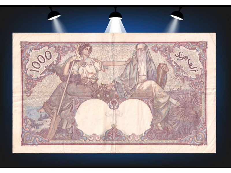 1000 Francs TUNISIE 1938 P.11b