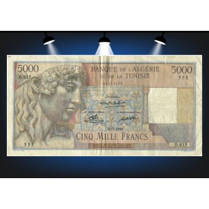 5000 Francs ALGÉRIE 1950 P.109a