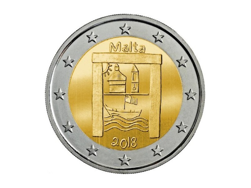 2 Euros Malte 2018 - Enfants et de la Solidarité - Patrimoine culturel-horizondescollectionneurs.com