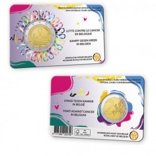 BU COINCARD 2 Euros BELGIQUE 2024, Lutte contre le cancer