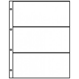 FEUILLES DE CLASSEMENT A4 NOIRES, À 3 POCHES (220 X 97...