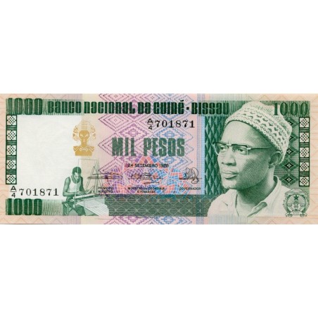 GUINÉE-BISSAU billet 1000 Pesos 1978 P-08b NEUF/UNC