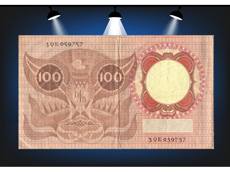 100 Gulden PAYS-BAS 1953 P.88