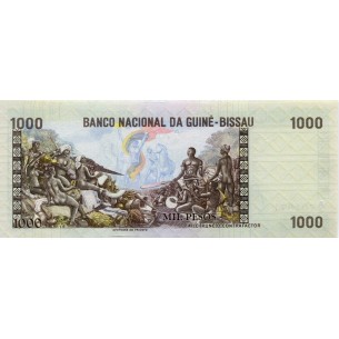 GUINÉE-BISSAU billet 1000 Pesos 1978 P-08b NEUF/UNC 2