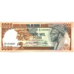 GUINÉ-BISSAU billet 5000 Pesos 1984 P-9 NEUF