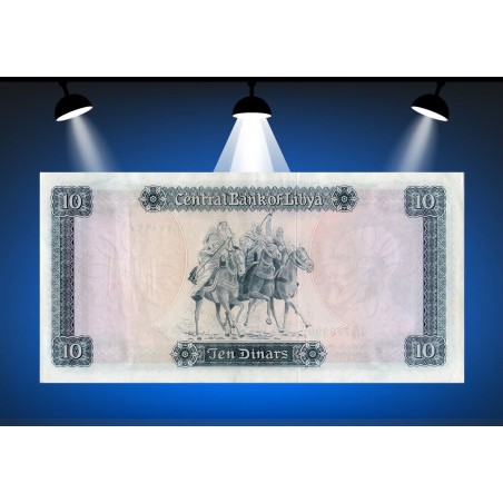 10 Dinars LIBYE (1972) P.37b