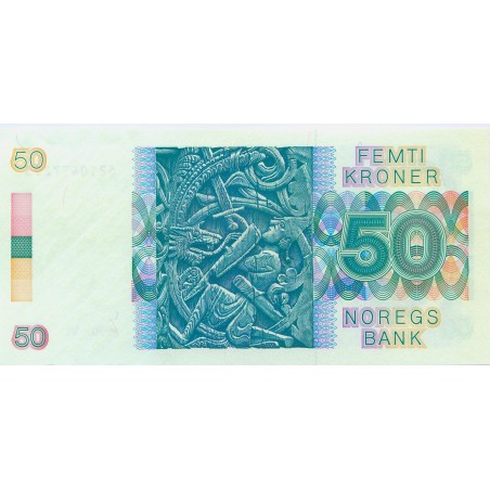 50 Kroner NORVÈGE 1990 P.42c