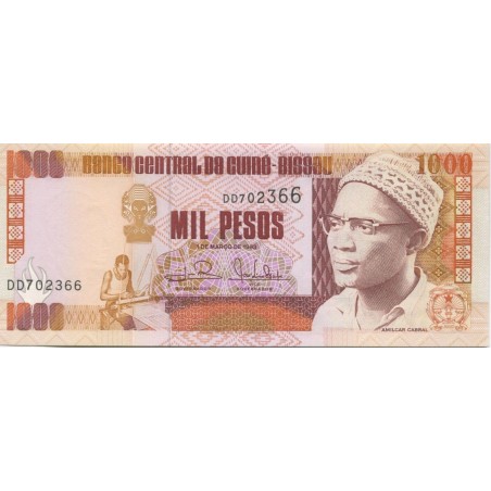 GUINÉE-BISSAU billet 1000 Pesos 1990 P-13b NEUF