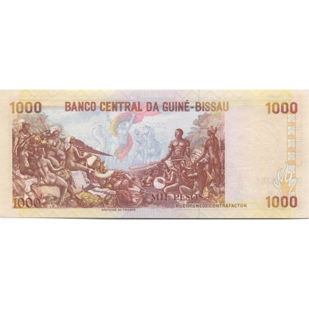  GUINÉE-BISSAU billet 1000 Pesos 1990 P-13b NEUF