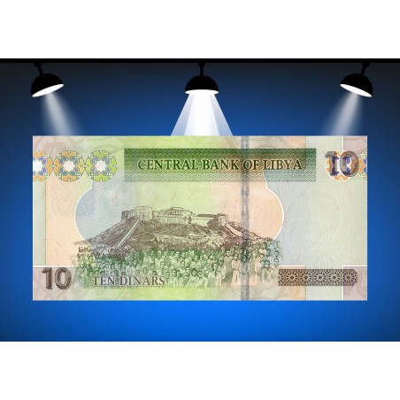 10 Dinars LIBYE (2011) P.78Ab