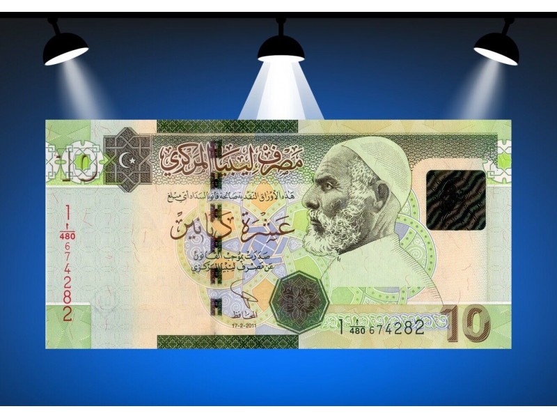 10 Dinars LIBYE (2011) P.78Ab