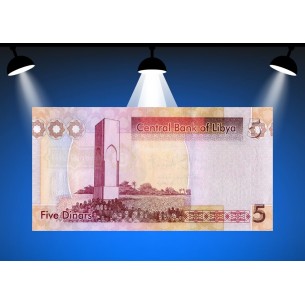 5 Dinars LIBYE  (2009) P.72 2