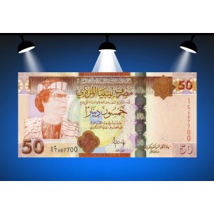 50 Dinars LIBYE 2008 P.75 Khaddafi