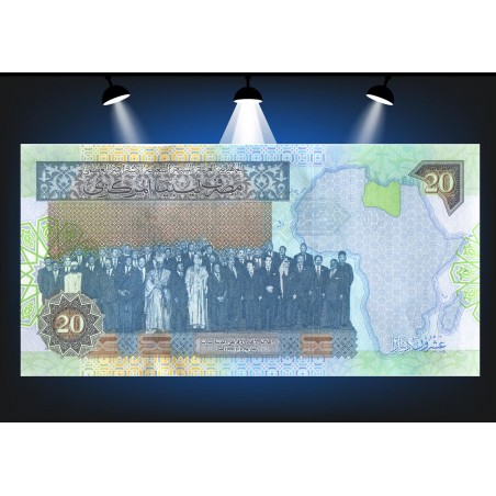 20 Dinars LIBYE 2004 P.67a