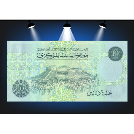 10 Dinars LIBYE (1991) P.61b